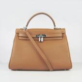 Hermes Kelly 6108 Ladies 2way Coffee Handbag HM08759