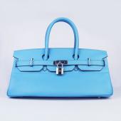 Hermes Birkin 6109 Ladies Handbag Blue