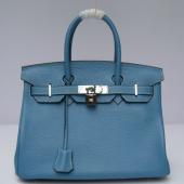 Hermes Birkin 62630 Ladies Handbag Blue