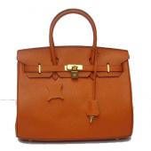 Hermes Birkin 62640 Handbag Cow Leather