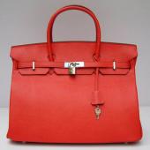 Cheap Hermes Birkin 62641 Ladies Handbag Red