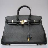 Hermes Birkin 62641 Ladies Black Handbag