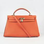 Hermes Kelly 6308 2way Orange Handbag