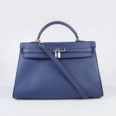 Cheap Hermes Kelly 6308 Ladies Blue Handbag