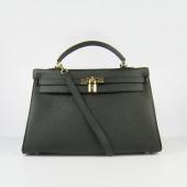 Cheap Hermes Kelly 6308 Ladies 2way Black Bag