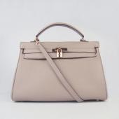 Hermes Kelly 6308 2way Cow Leather Handbag Replica