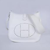 Hermes Evelyne 6309 Ladies Cross Body Bag White