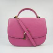 Hermes Stirrup bag 8088 2way Cow Leather Pink Replica