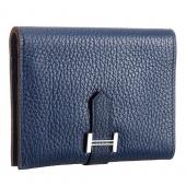 Replica Hermes Bearn Card Case Blue 18926951