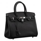 Hermes Birkin 30 Black/Pink Lining 607477