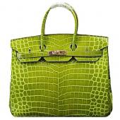 Hermes Birkin 35 Crocodile Anis Green 608057