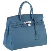 Hermes Birkin Bag Blue