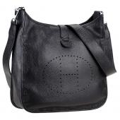 Hermes Black Evelyne Shoulder Bag