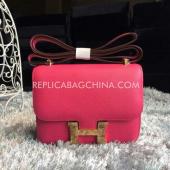 Cheap Hermes Constance Messenger Bag Red