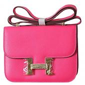 Cheap Hermes Constance Rose Tyrien With Gold Hardware 608115