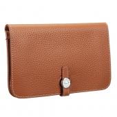 Replica Hermes Dogon Wallet Brown  18926633