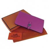 Hermes Wallet H001 Wallet Purple Replica