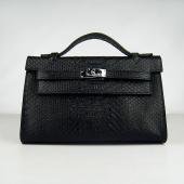 Cheap Hermes Clutches H008 Ladies Briefcase Black