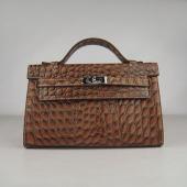 Hermes Clutches H008 Ladies Briefcase Lizard Leather