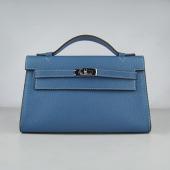 Cheap Hermes Clutches H008 Ladies Blue Bag