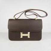 Hermes Constance H020 Cow Leather Brown Handbag