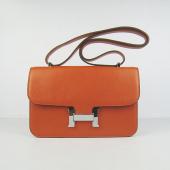 Hermes Constance H020 Ladies Cow Leather Orange Handbag