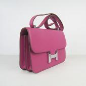 Hermes Constance H020 Ladies Cross Body Bag Pink HM04340