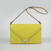 Hermes  bags H021 Ladies Lambskin Yellow