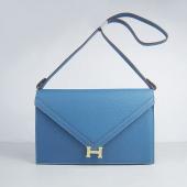 Hermes  bags H021 Ladies Cross Body Bag Blue