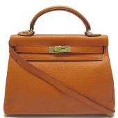 Hermes Kelly H1032 2way Cow Leather Replica