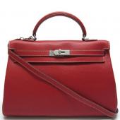 Hermes Original leather H1043 2way Cow Leather Handbag