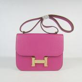 Hermes Constance H107 Cross Body Bag Pink