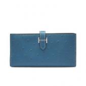 Hermes Wallet H1114 Wallet Ostrich Skin