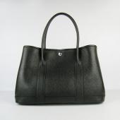 Hermes Garden Party H2808 Ladies Cow Leather Black Bag