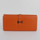 Cheap Hermes Wallet H514 Wallet Lambskin Orange