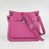 Hermes Jypsiere H6508 Cross Body Bag Cow Leather Pink