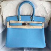 Hermes Handbag Handbag Blue