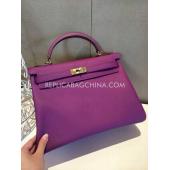 Replica Hermes Handbag Handbag Purple