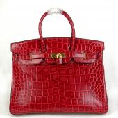 Hermes Birkin HB35 Ladies Red Handbag