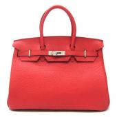 Cheap Hermes Original leather HB35 Lambskin Red Handbag