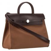 Hermes Herbag Brown Replica