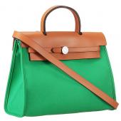 Hermes Herbag Green