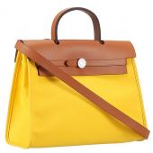 Hermes Herbag Yellow