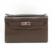 Hermes Clutches HK22 Ladies Coffee Handbag