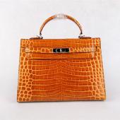 Hermes Kelly HK32 Ladies 2way Crocodile