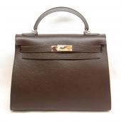 Cheap Hermes Kelly HK32 Ladies 2way Coffee Bag