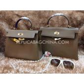 Hermes Kelly Handbag Coffee