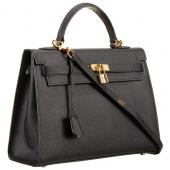 Hermes Kelly 32 Black 608178