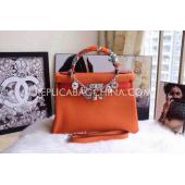 Hermes Kelly Handbag Orange