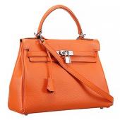 Hermes Kelly Small Orange-Brown Tan Replica